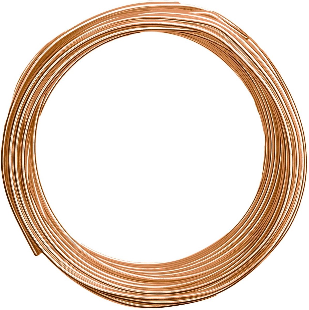 Vaessen Creative Aluminium Draad - 3mm - ±26m - 500g - Saffraan oranje
