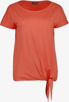 TwoDay geknoopt dames T-shirt - Oranje - Maat 3XL