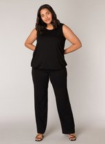 BASE LEVEL CURVY Amynta Broek - Black - maat 1(48)