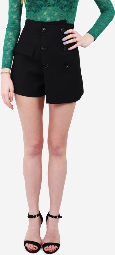 Raved Zwarte Skort - S t/m L - Broekrok | bol.com