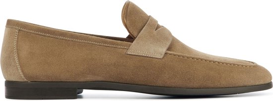 Magnanni Instappers Heren - Instapschoenen / Herenschoenen - Suède - 24412 - Beige - Maat 39