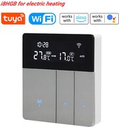 Slimme Thermostaat voor CV - Slimme Thermostaat WiFi - Smart Thermostaat - Digitale Thermostaat - Temperatuurmeter Binnen - i8HGB WIFI