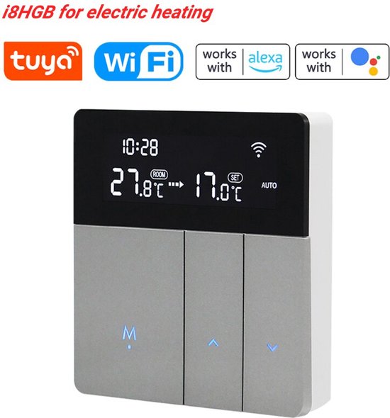 Thermostaat voor CV - Slimme Thermostaat WiFi - Smart Thermostaat - Digitale... | bol.com