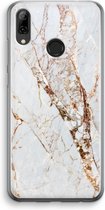 Case Company® - Huawei P Smart (2019) hoesje - Goud marmer - Soft Cover Telefoonhoesje - Bescherming aan alle Kanten en Schermrand