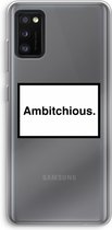 Case Company® - Samsung Galaxy A41 hoesje - Ambitchious - Soft Cover Telefoonhoesje - Bescherming aan alle Kanten en Schermrand