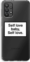 Case Company® - Samsung Galaxy A32 4G hoesje - Self love - Soft Cover Telefoonhoesje - Bescherming aan alle Kanten en Schermrand