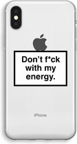 Case Company® - iPhone X hoesje - My energy - Soft Cover Telefoonhoesje - Bescherming aan alle Kanten en Schermrand
