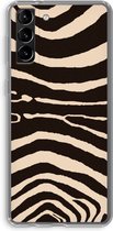 Case Company® - Samsung Galaxy S21 Plus hoesje - Arizona Zebra - Soft Cover Telefoonhoesje - Bescherming aan alle Kanten en Schermrand