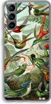 Case Company® - Samsung Galaxy S21 hoesje - Haeckel Trochilidae - Soft Cover Telefoonhoesje - Bescherming aan alle Kanten en Schermrand