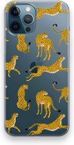 Case Company® - iPhone 12 Pro hoesje - Luipaard - Soft Cover Telefoonhoesje - Bescherming aan alle Kanten en Schermrand