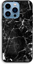 Case Company® - iPhone 13 Pro hoesje - Zwart Marmer - Biologisch Afbreekbaar Telefoonhoesje - Bescherming alle Kanten en Schermrand