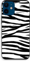 Case Company® - iPhone 12 mini hoesje - Zebra pattern - Biologisch Afbreekbaar Telefoonhoesje - Bescherming alle Kanten en Schermrand