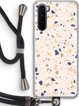 Case Company® - OnePlus Nord hoesje met Koord - Terrazzo N°23 - Telefoonhoesje met Zwart Koord - Bescherming aan alle Kanten en Over de Schermrand