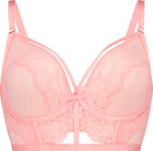 Hunkemöller Dames Lingerie Niet-voorgevormde longline beugel bh Louise Kim Petras  - Oranje - maat C70