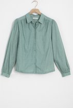 Sissy-Boy - Groene doorknoop blouse