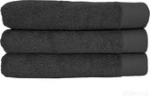 HOOMstyle Handdoeken Set - 70x140cm - 3 stuks - Hotelkwaliteit - 100% Katoen 650gr - Zwart