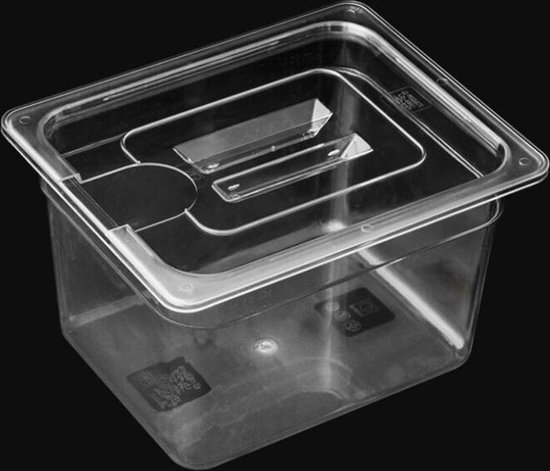 Sous Vide Bak 11L - Waterbak Met Deksel - Container Voor Sous-Vide Koken - Slowcooker Accessoires - 11 Liter Inhoud - Transparant - Merkloos