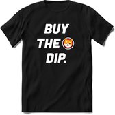 Buy the dip Shiba inu T-Shirt | Crypto ethereum kleding Kado Heren / Dames | Perfect cryptocurrency munt Cadeau shirt Maat S