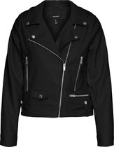 Vero Moda Jas Vmheather Short Coated Jacket 10262799 Black Dames Maat - M