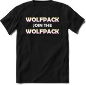 Join The Wolfpack T-Shirt | Saitama Inu Wolfpack Crypto Ethereum kleding Kado Heren / Dames | Perfect Cryptocurrency Munt Cadeau Shirt Maat S