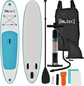 Bol.com in.tec - Opblaasbaar SUP Board met accessoires - turquoise aanbieding