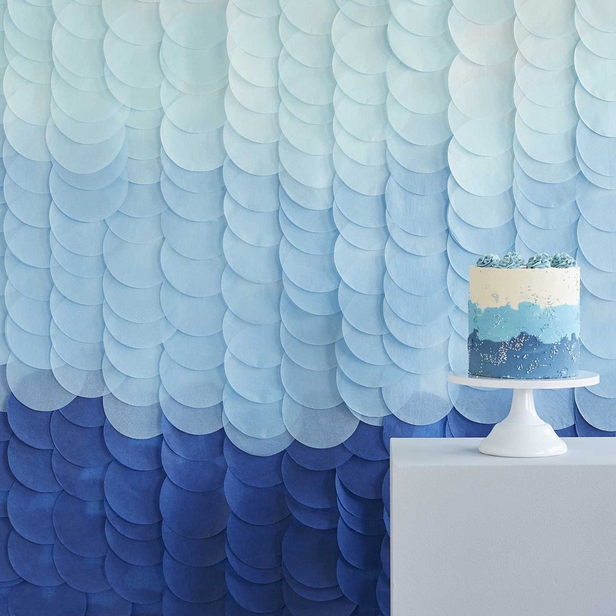 Schijfjes Papier - Blauw