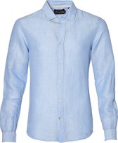 Scotch & Soda Overhemd - Slim Fit - Blauw - XXL