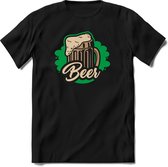 Bierglas | Feest kado T-Shirt heren - dames | Groen | Perfect drank cadeau shirt |Grappige bier spreuken - zinnen - teksten