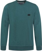 Gabbiano Trui Sweater In 2 Draadse Jersey Kwaliteit 772580 514 Petrol Green Mannen Maat - XXL