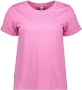 Jacqueline de Yong T-shirt Jdyivy S/s Sweat Top Jrs 15257243 Fuchsia Pink Dames Maat - XS