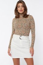 Lofty Manner T-shirt Top Kylie Peach Green Dames Maat - M