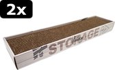 2x KRABPL HOMEDECOR ROVERE 48X12,5X5CM