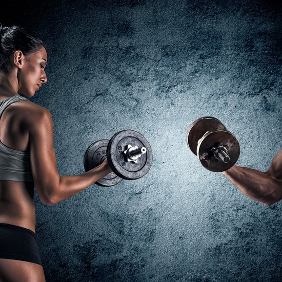 Papier peint photo peint - Gym energy, impression premium, y compris la colle à papier peint