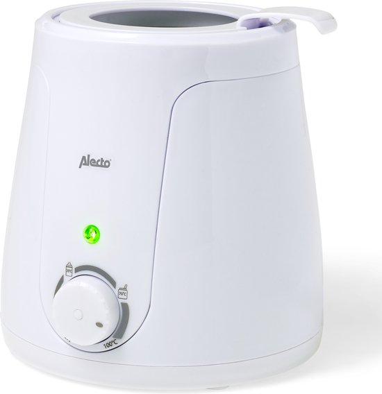 Alecto BW-70 - Flessenwarmer geschikt voor ieder flesje en potje - Snel en gemakkelijk in gebruik - Wit