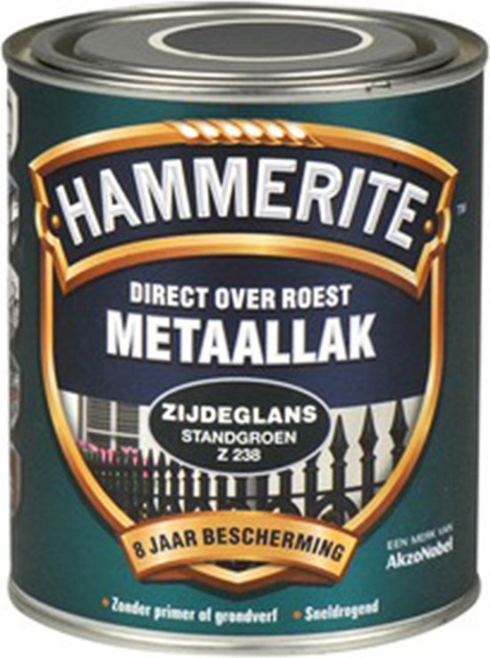 juni Buitengewoon Bladeren verzamelen Hammerite Zijdeglans Metaallak - Stand Groen - 750 ml | bol.com