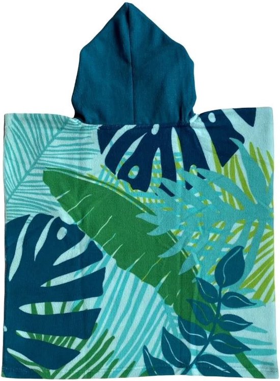 Bad cape/poncho voor kinderen 60 x 120 cm microvezel - Bad poncho's met panda van Apollo — afbeelding 2