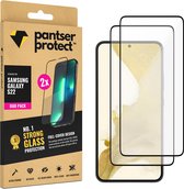 DUO-PACK - 2x Pantser Protect™ Glass Screenprotector Geschikt voor Samsung Galaxy S22 - Case Friendly - Premium Pantserglas - Glazen Screen Protector