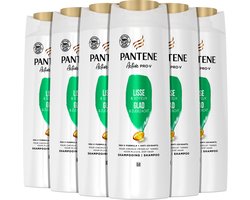 Pantene Pro-V Glad & Zijdezacht Shampoo - Met Antioxidanten - Voor Pluizig & Weerbarstig Haar - Voordeelverpakking 6 x 360ml