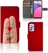 GSM Hoesje Geschikt voor Samsung Galaxy A33 5G Wallet Book Case Cadeau voor Vrouw Liefde