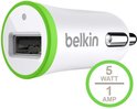 Belkin Universele USB Autolader 1Amp Wit
