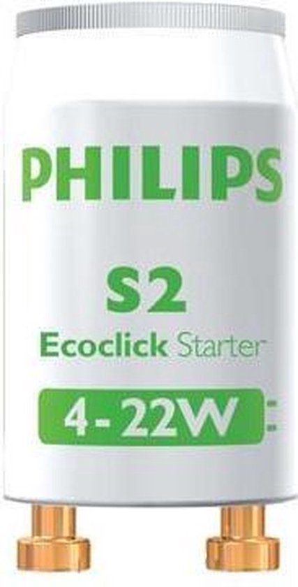 Philips S2 4-22W  starter (set van 2 stuks) - Philips