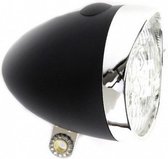 Koplamp Retro LED Zwart Batterij