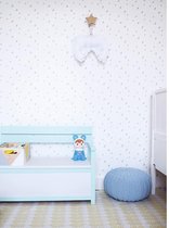 Roomblush - Behang Going Dotty - Pastelgroen - Vliesbehang - 200cm x 285cm