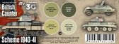British Caunter Scheme 1940-1941 Set - AK-Interactive - AK-11676