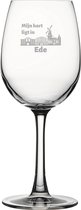 Gegraveerde witte wijnglas 36cl Ede