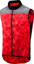 fietsjack Raceviz Rysy textiel/PU rood maat XL