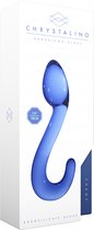 Champ - Blue - Glass Dildos blue