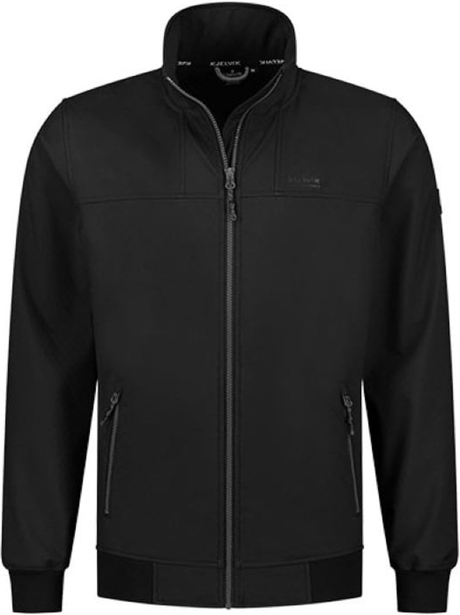 Kjelvik Vigo zwart heren softshell jas 3XL