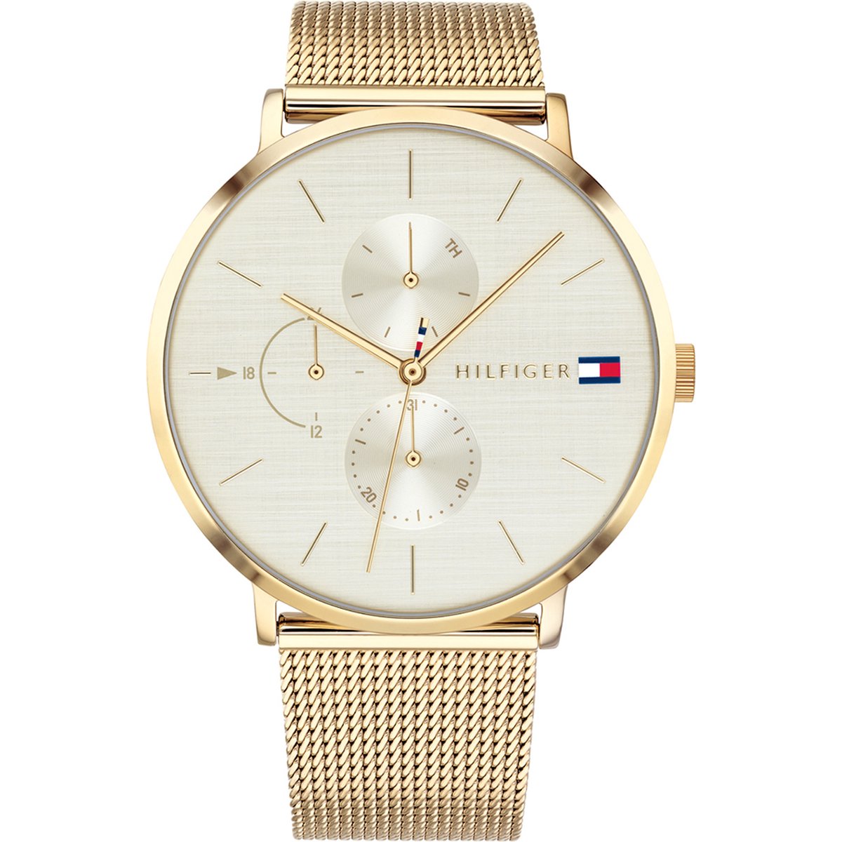 Tommy Hilfiger TH1781943 Dames Horloge - Ø 40 mm - Goud