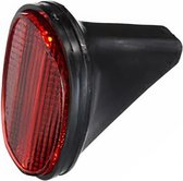 reflector klein voor achterspatbord rood/zwart